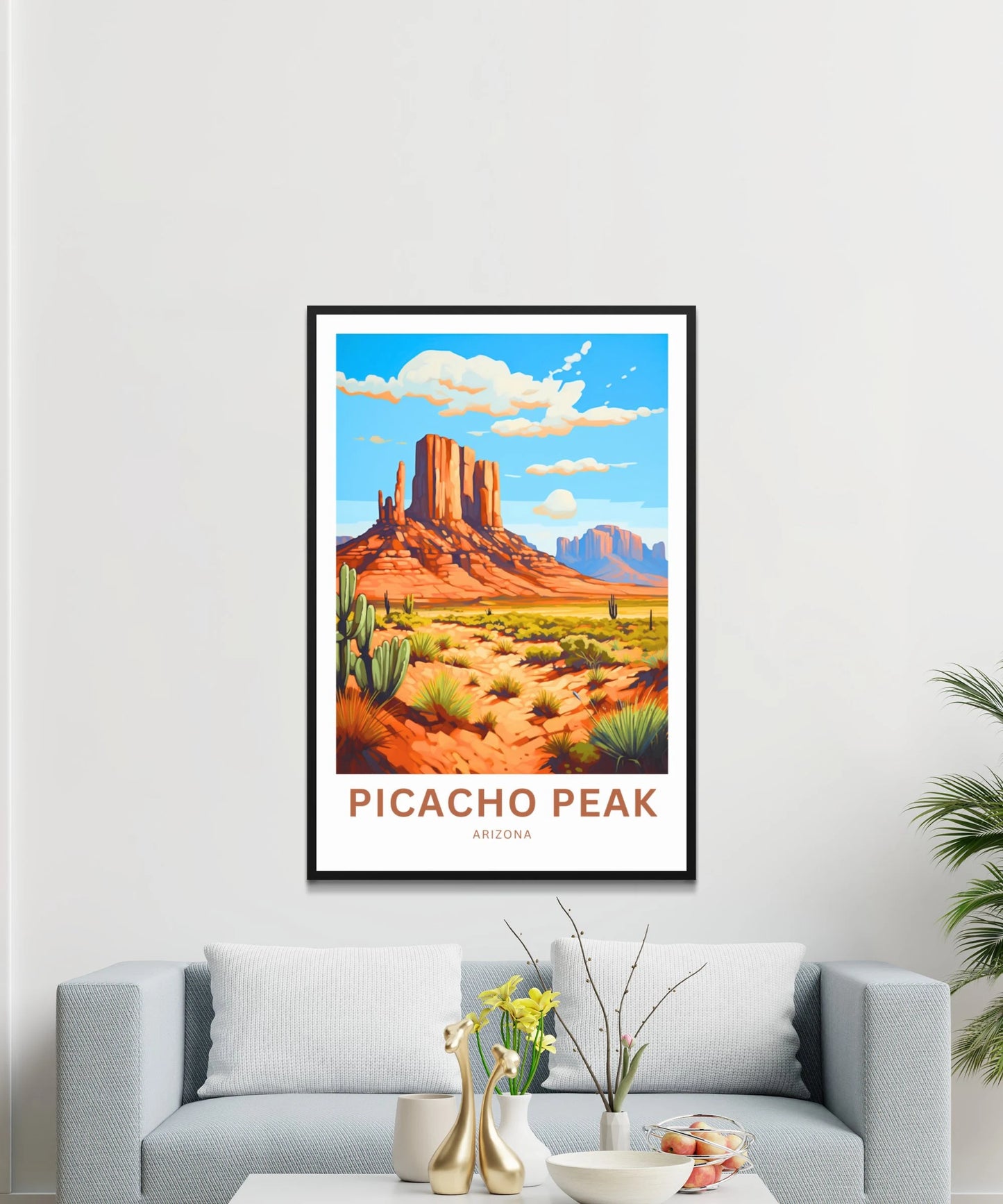 Picacho Peak Travel Poster