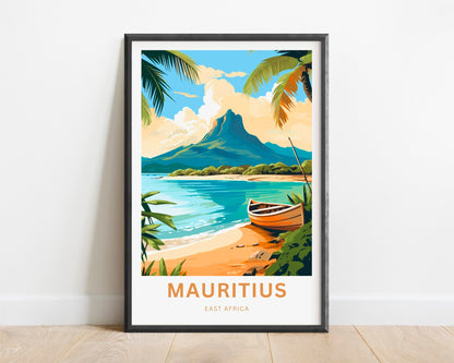 Mauritius Travel Poster