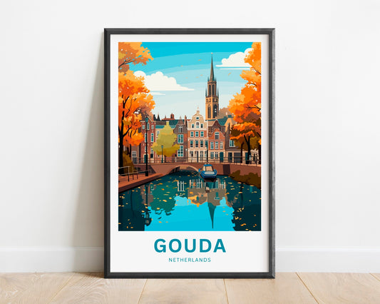 Gouda Travel Poster