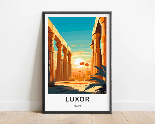 Luxor Travel Poster