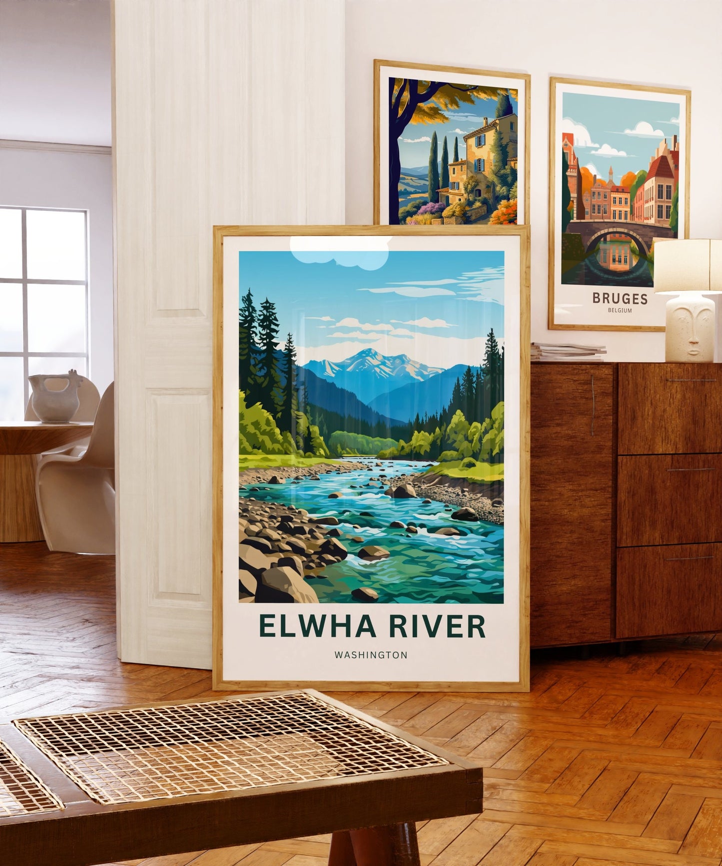 Elwha River Travel Poster