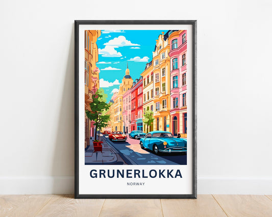 Grunerlokka Travel Poster