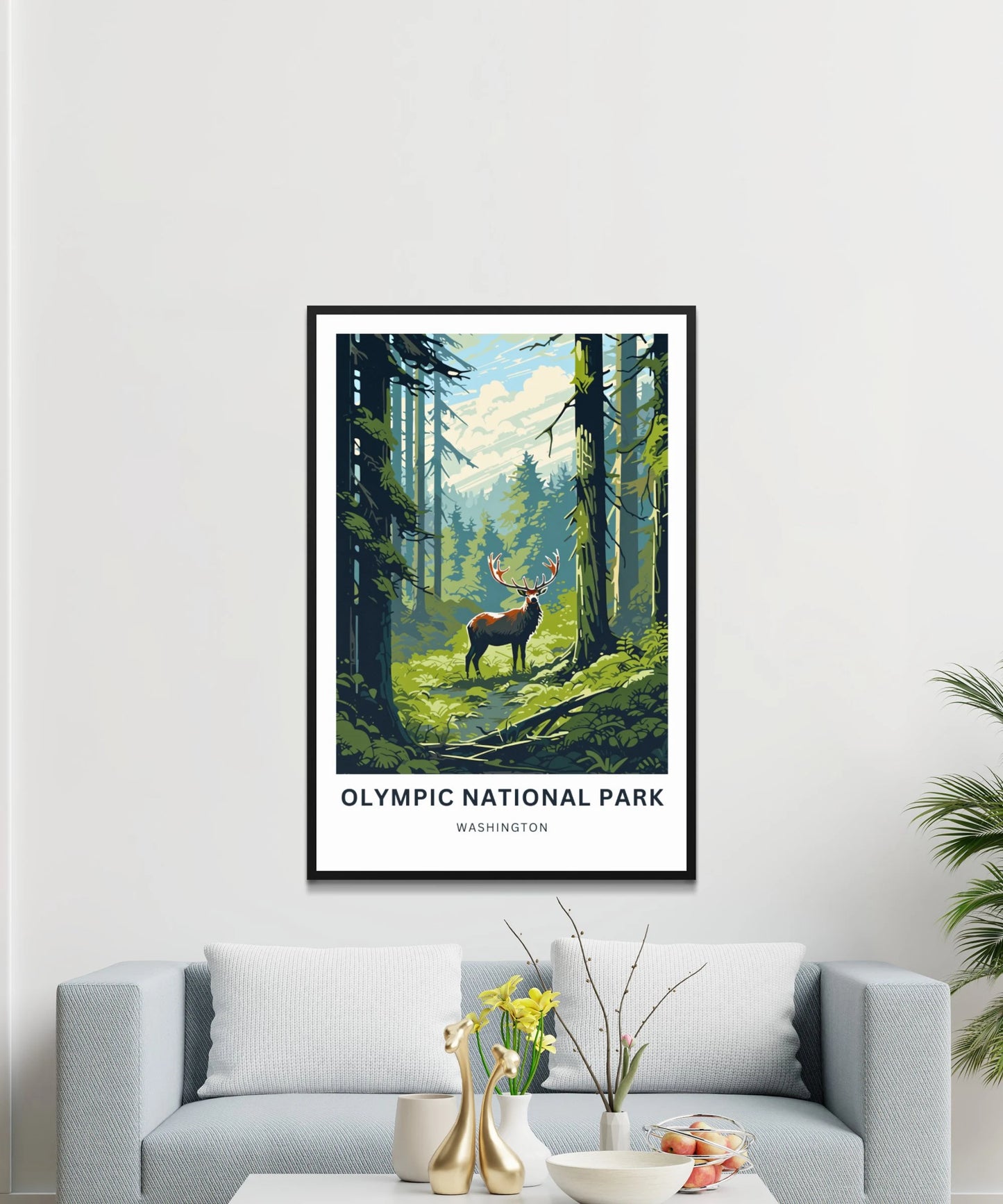 Olympic National Park Travel Poster