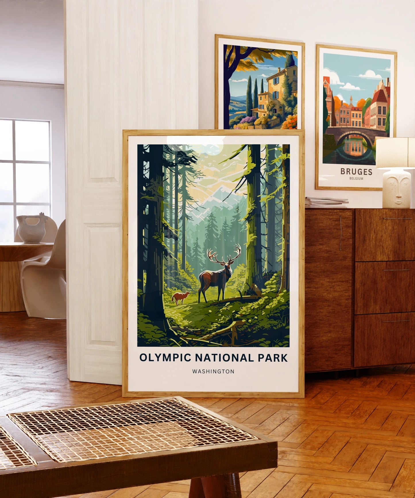 Olympic National Park Travel Poster