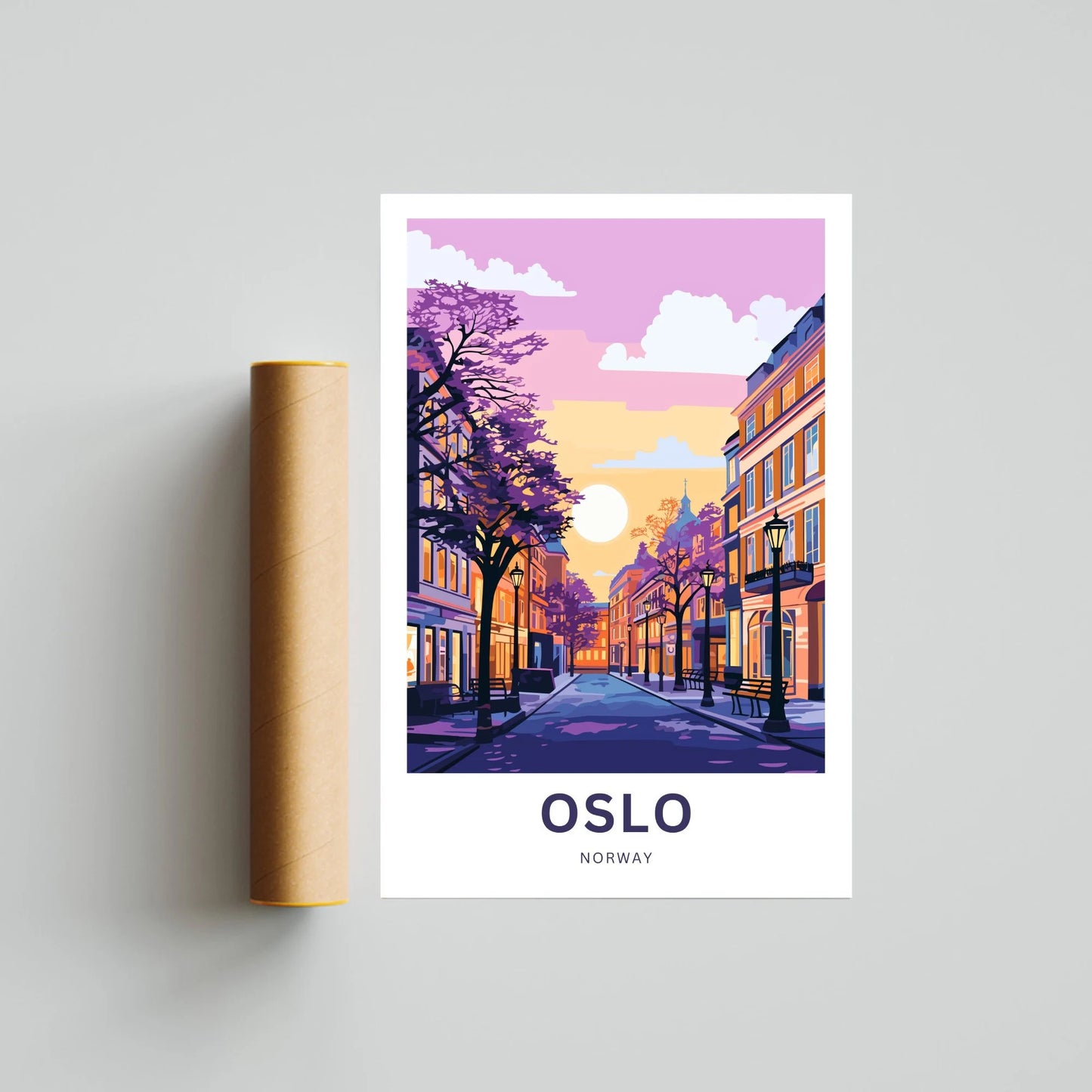 Oslo Travel Poster