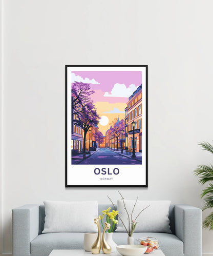 Oslo Travel Poster