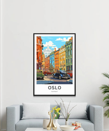 Oslo Travel Poster