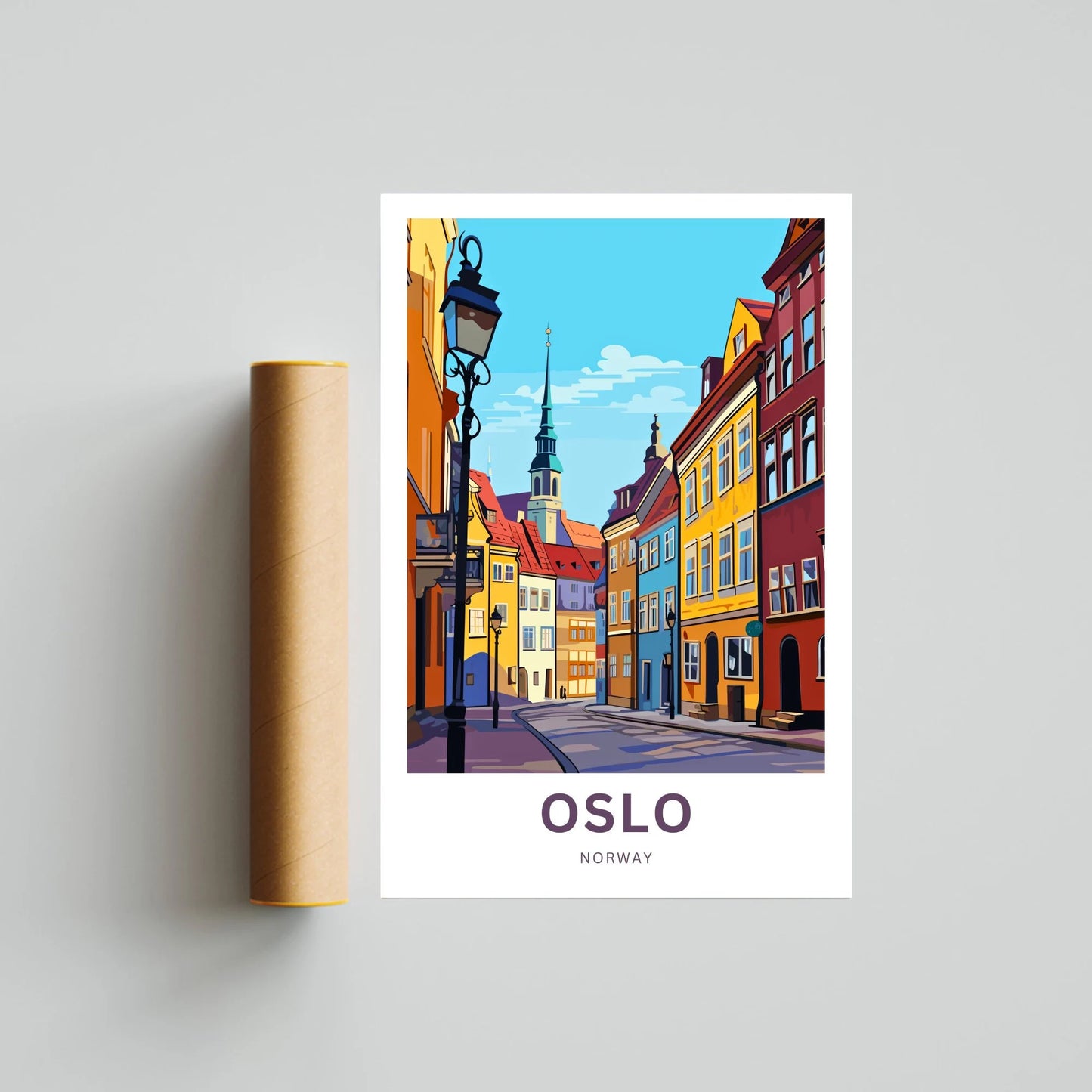 Oslo Travel Poster