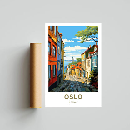 Oslo Travel Poster