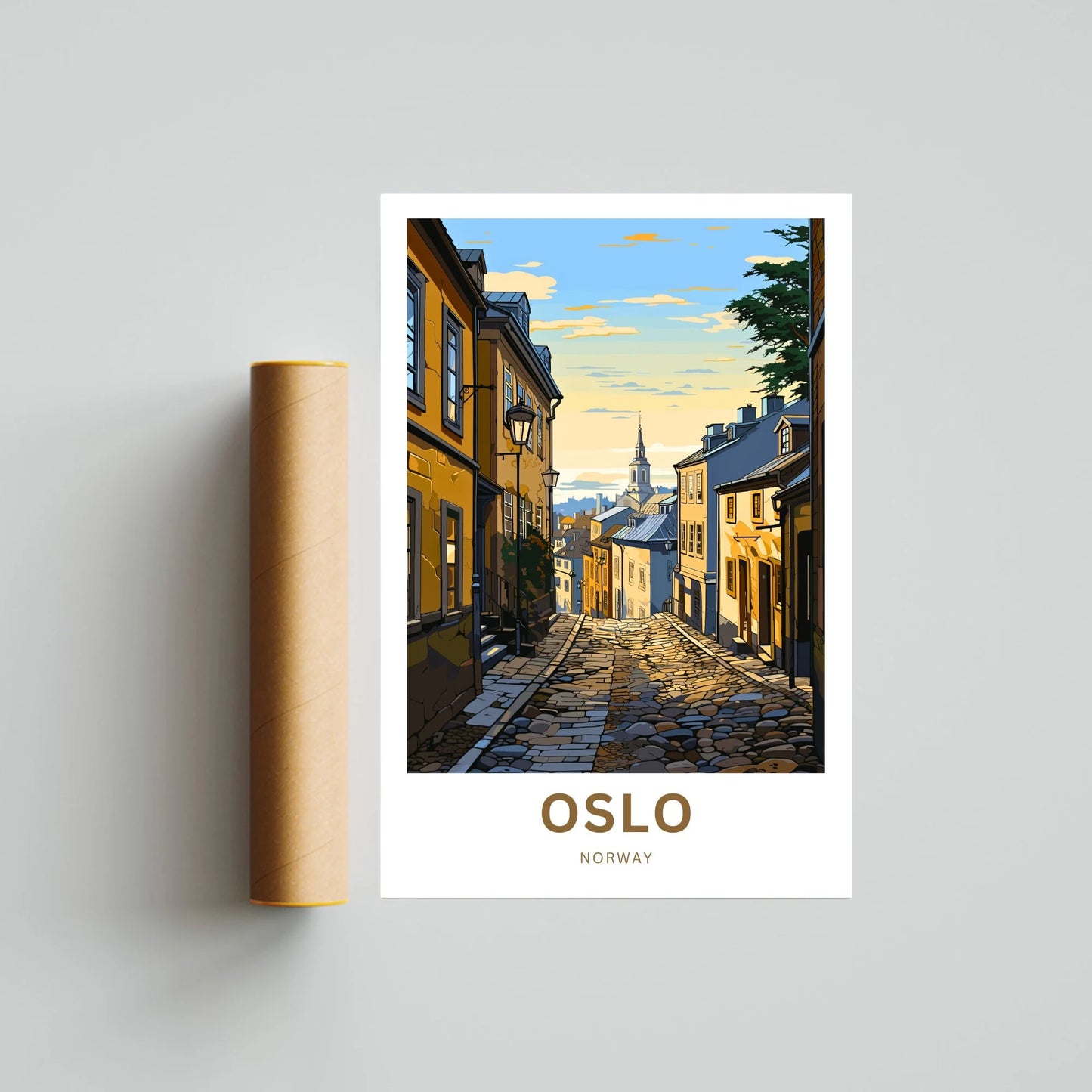 Oslo Travel Poster