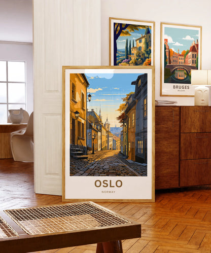 Oslo Travel Poster