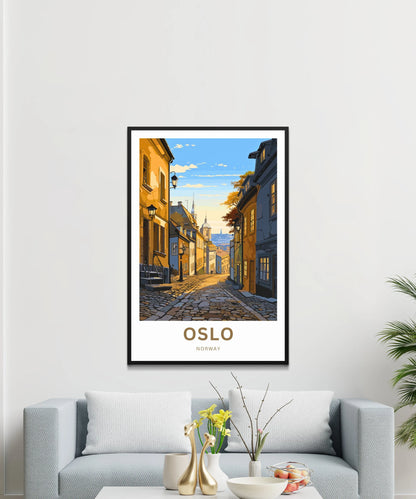 Oslo Travel Poster