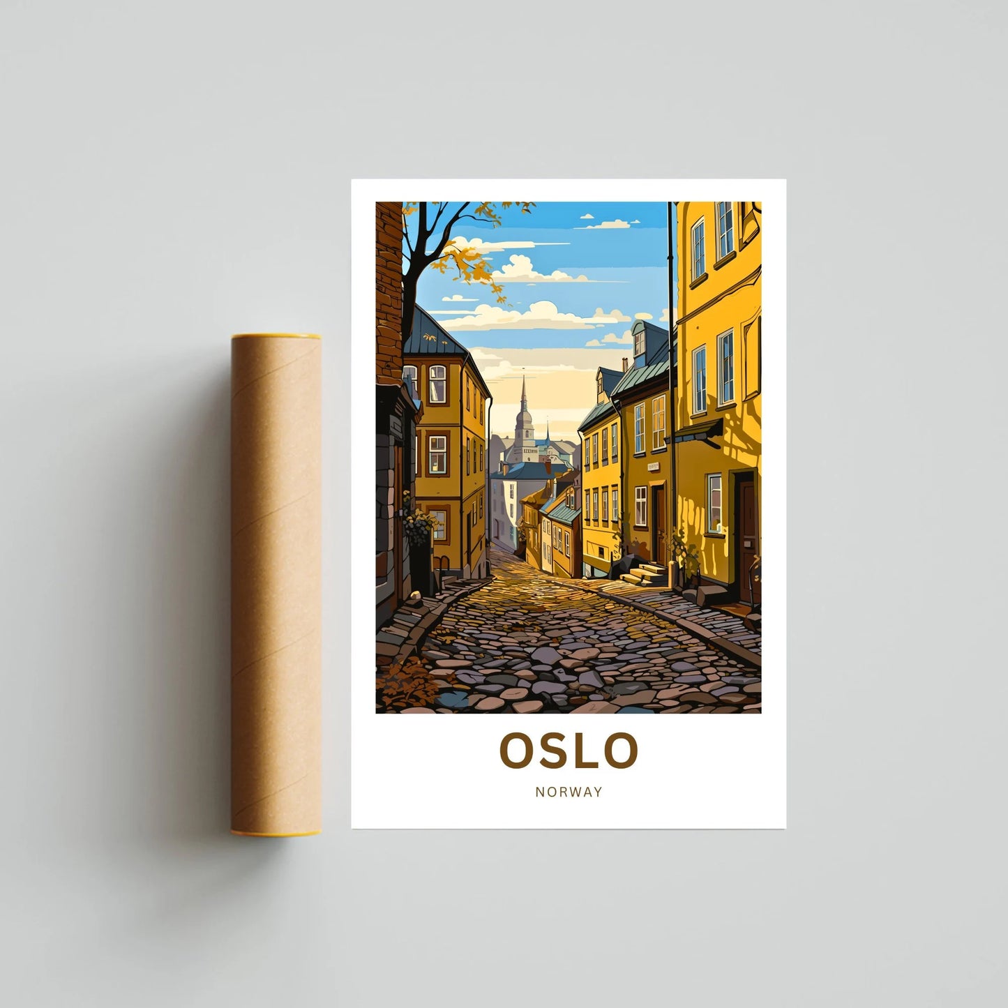 Oslo Travel Poster