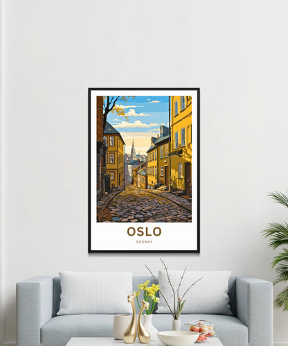 Oslo Travel Poster