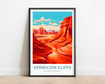 Vermilion Cliffs Travel Poster