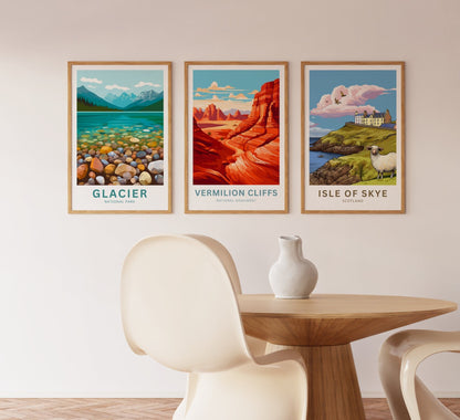 Vermilion Cliffs Travel Poster