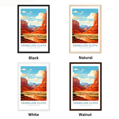 Vermilion Cliffs Travel Poster