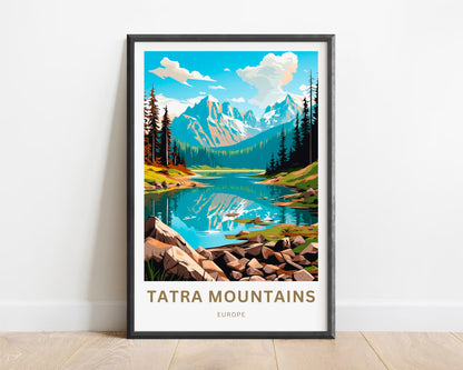 Tatra Mountains Travel Poster