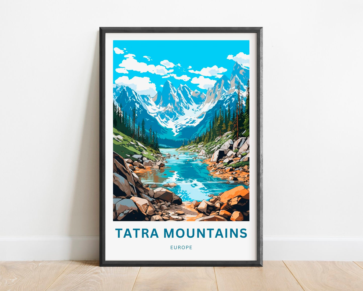 Tatra Mountains Travel Poster