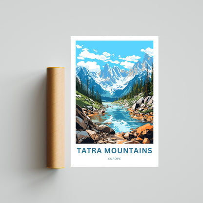 Tatra Mountains Travel Poster