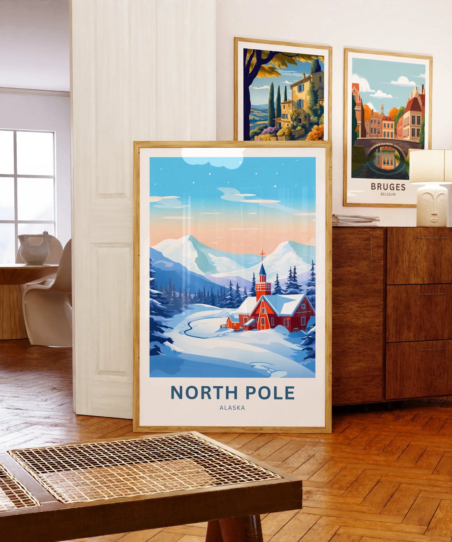 North Pole  Travel Poster