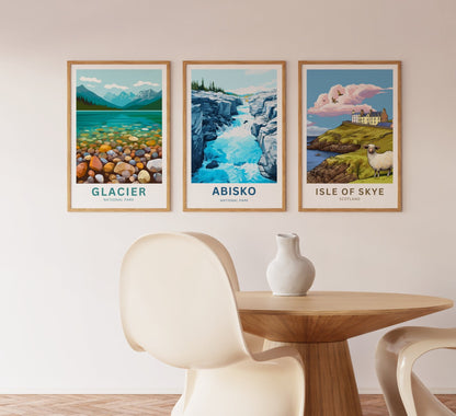 Abisko Travel Print - Majestic Landscapes