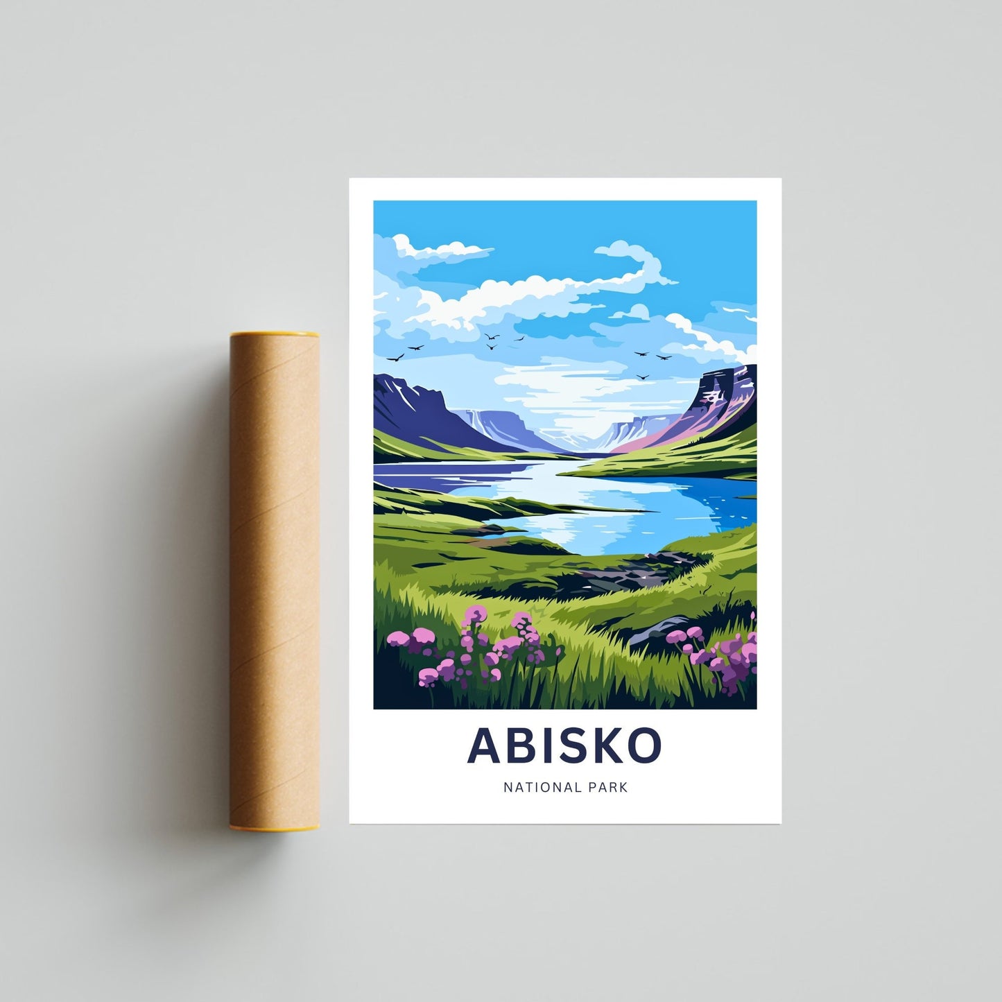 Abisko Travel Print - Scenic Views