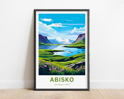 Abisko Travel Print - Adventure Awaits