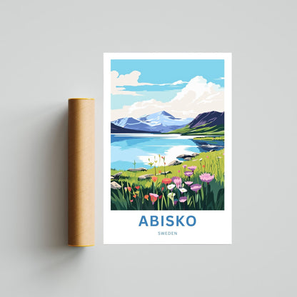 Abisko Travel Print - Nordic Escape