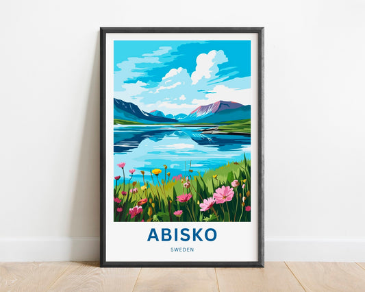 Abisko Travel Poster