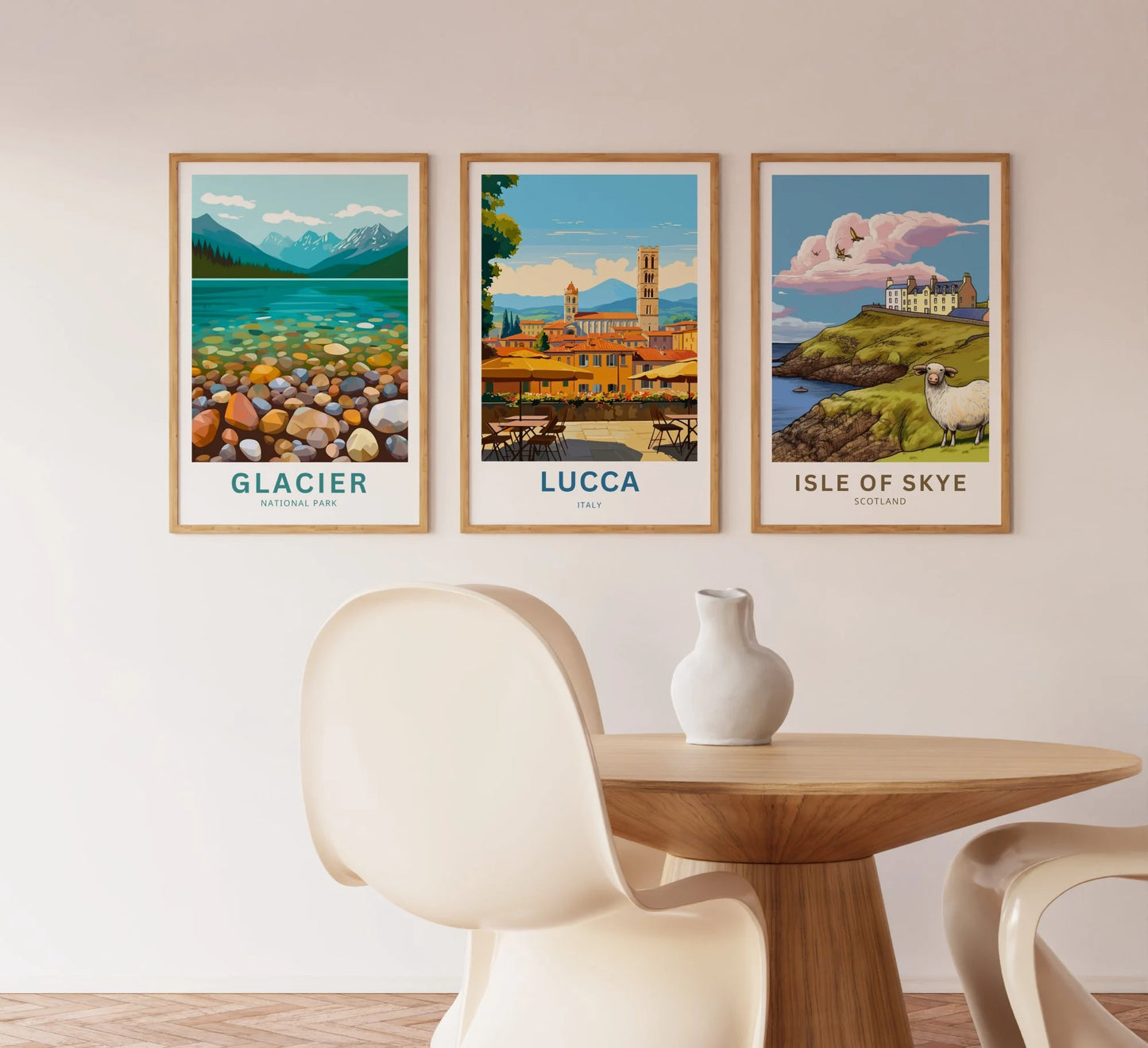 Lucca Travel Poster