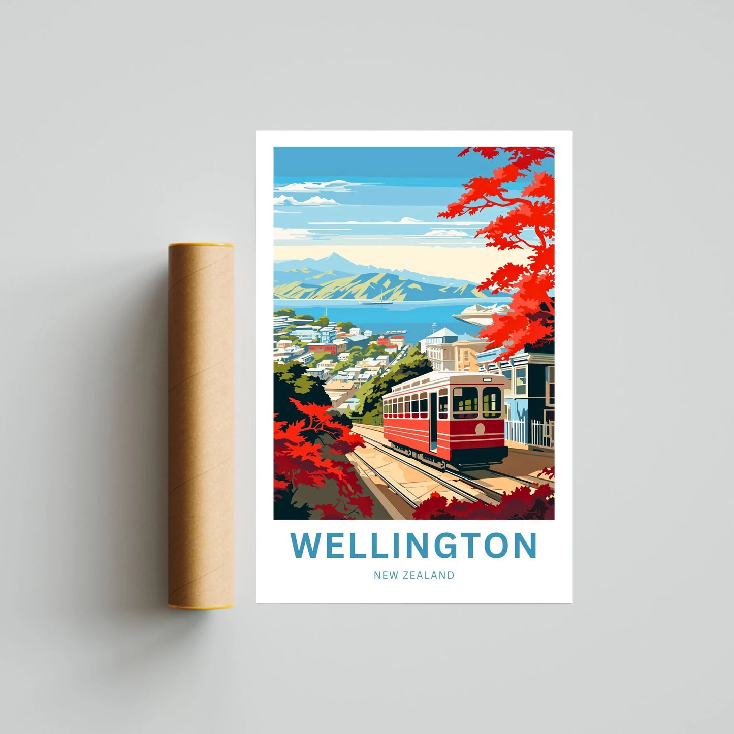 Wellington Travel Poster