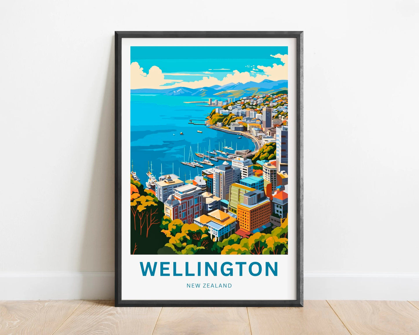 Wellington Travel Poster