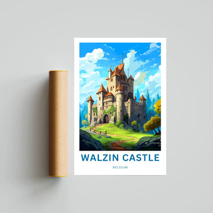 Walzin Travel Poster