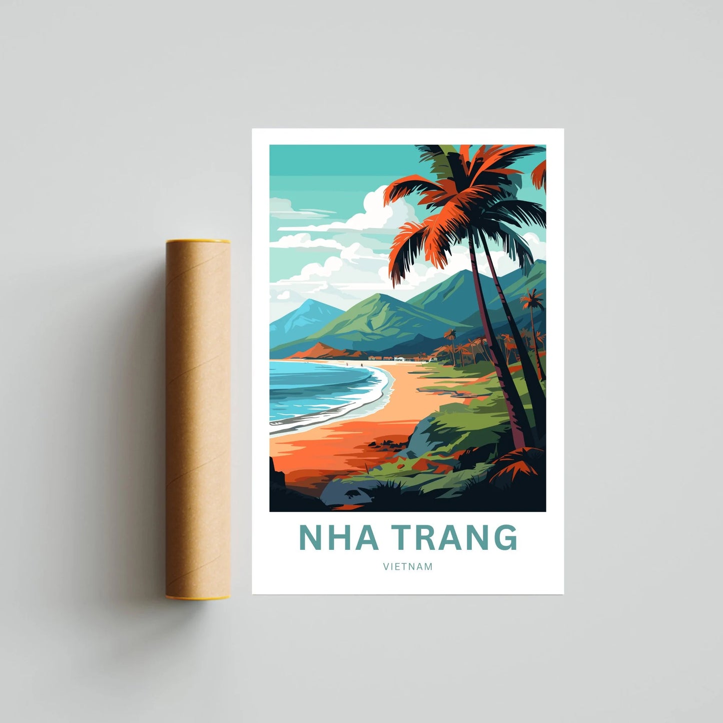 Nha Trang Travel Poster