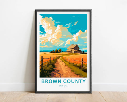 Brownsea County Travel Poster