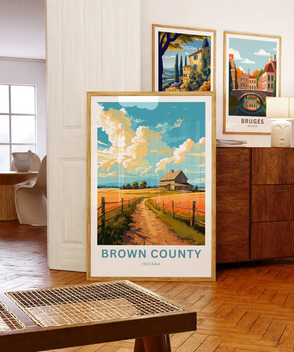 Brownsea County Travel Poster