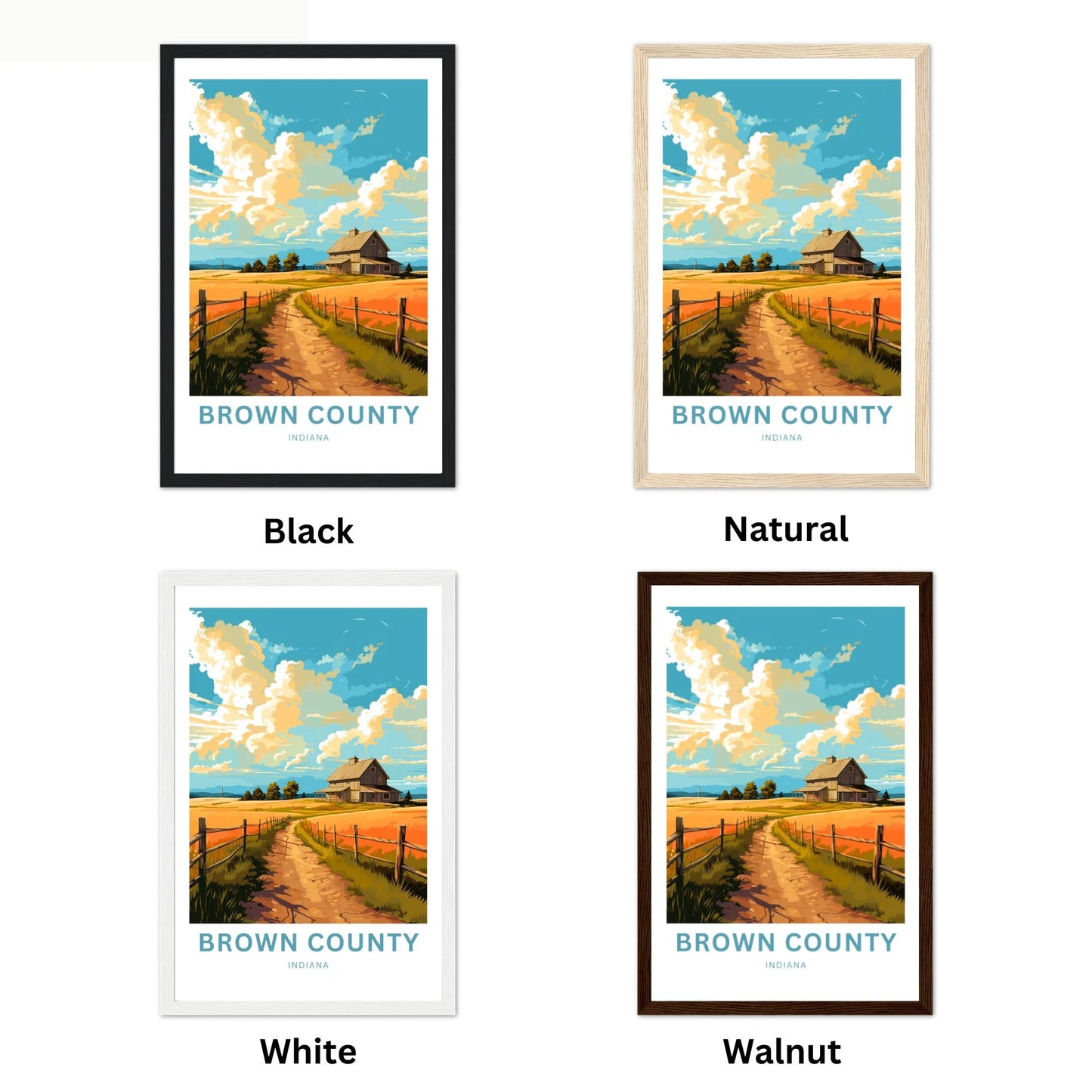 Brownsea County Travel Poster