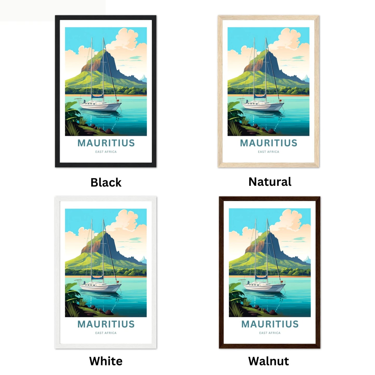 Mauritius Travel Poster
