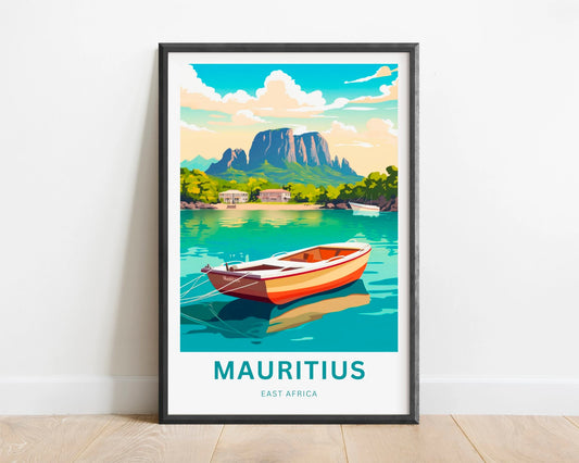 Mauritius Travel Poster