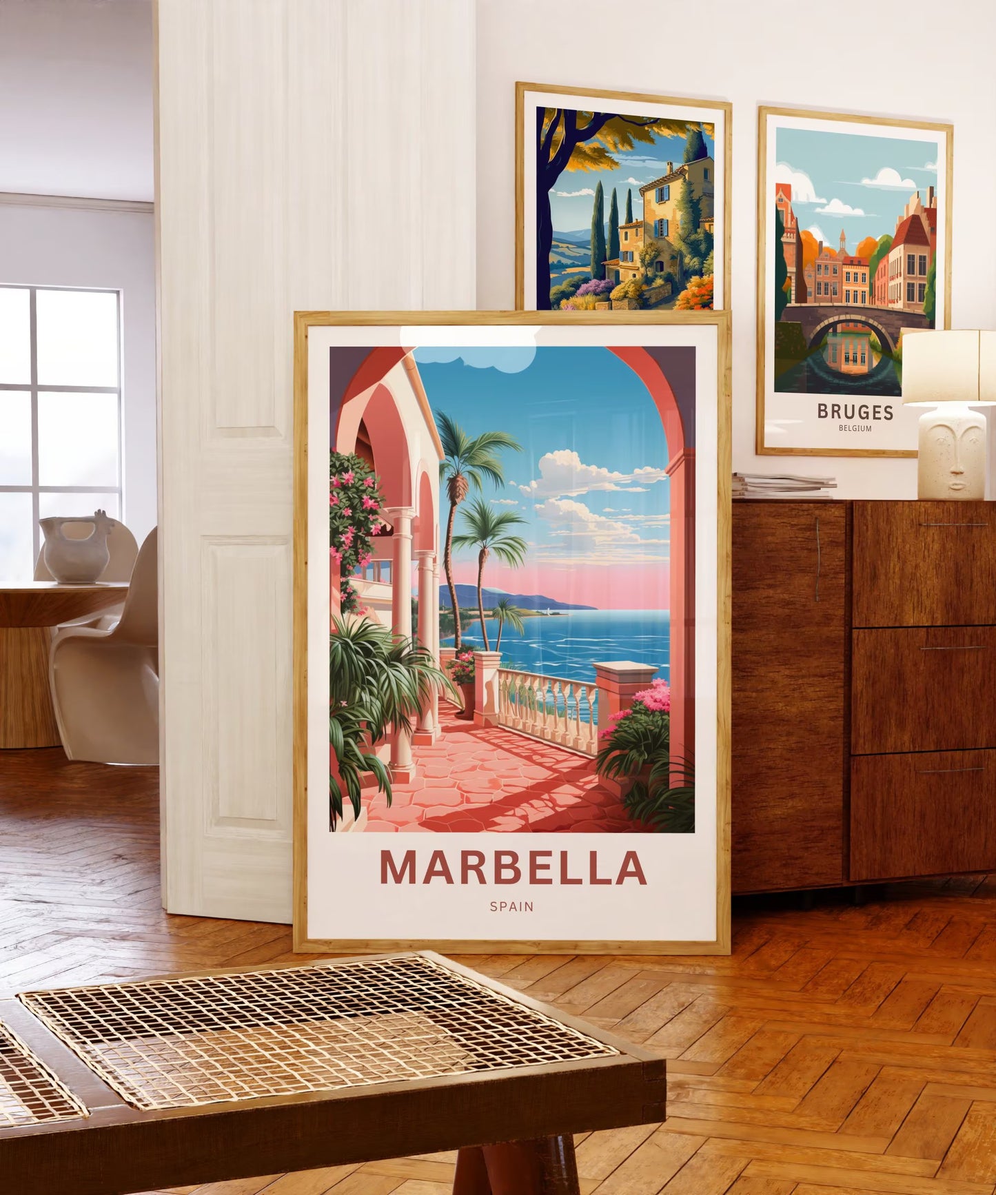 Marbella Beach Travel Poster