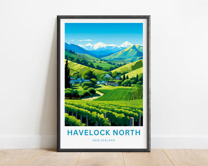 Havelock North Travel Poster