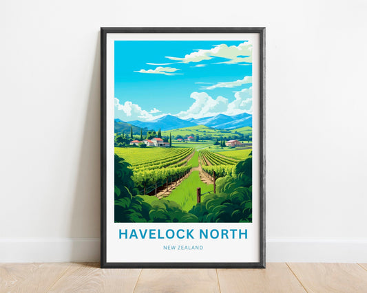 Havelock North Travel Poster