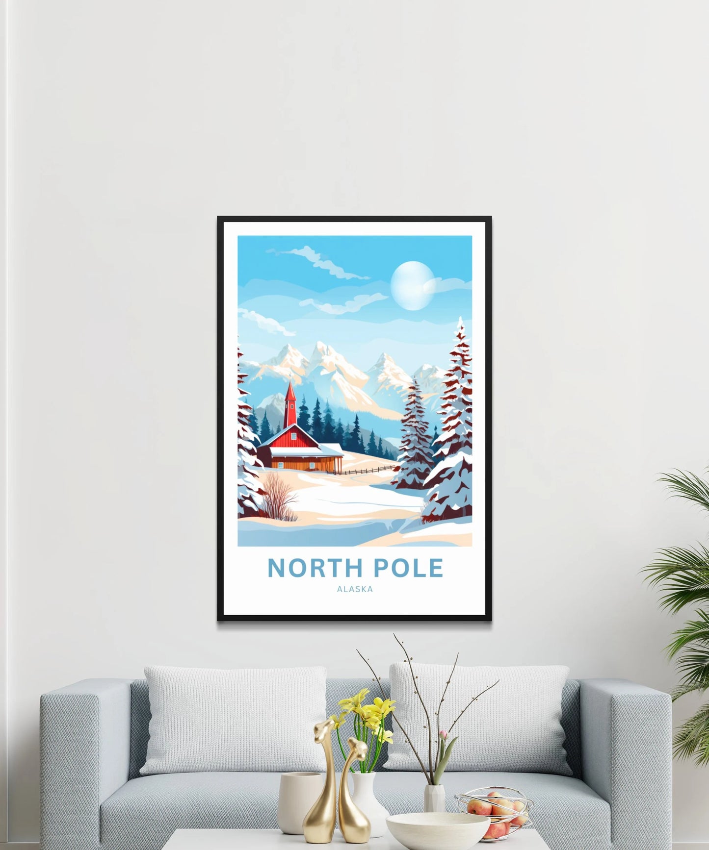 North Pole  Travel Poster