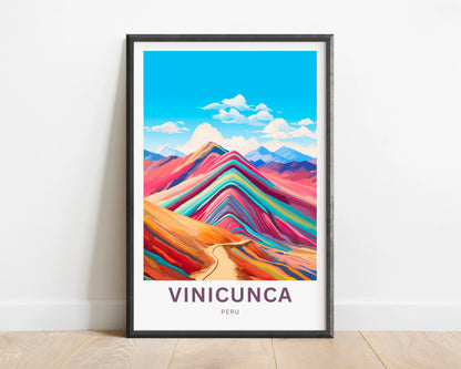 Vinicunca Travel Poster