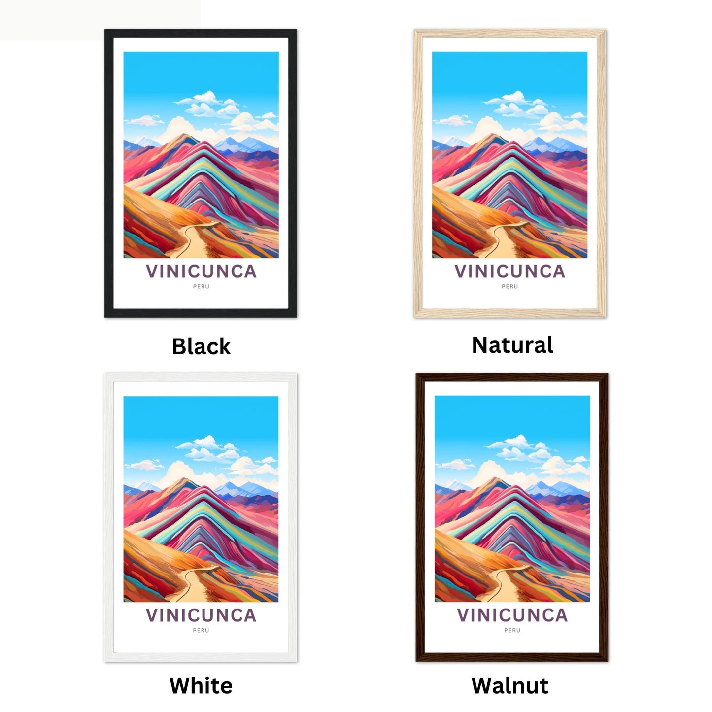 Vinicunca Travel Poster