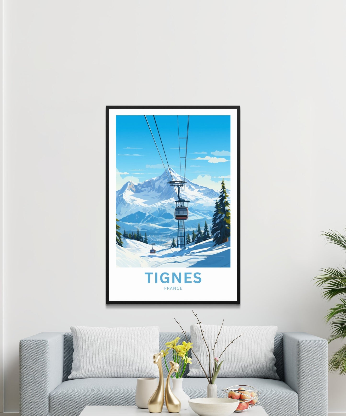 Tignes Travel Poster