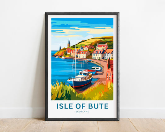 Isle of Bute Travel Poster