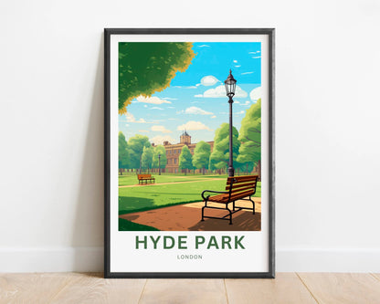 Hyde Park Travel Poster