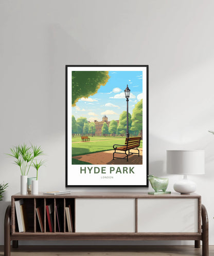 Hyde Park Travel Poster